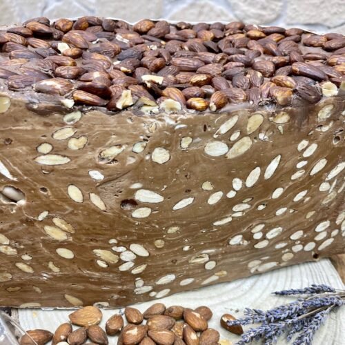 Nougat blanc au Nutella à la coupe