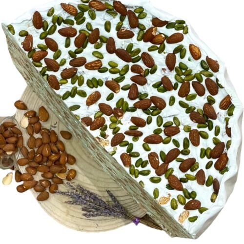 Nougat blanc à la pistache