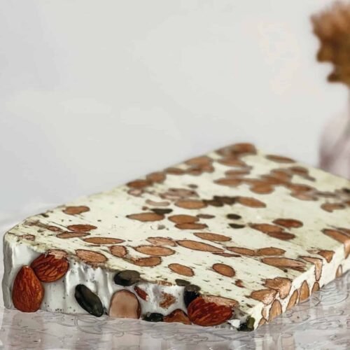 Nougat blanc à la pistache